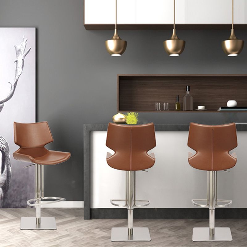 Armless Counter Chair Industrial Counter Height Stools for Restaurant