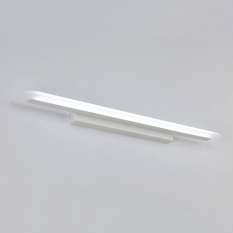 Modern LED Vanity Lamp Long Strip Shape Mirror Front Light with Acrylic Shade for Bathroom