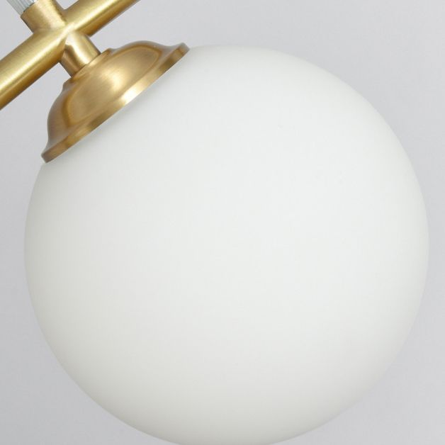 Modern Island Lighting Fixture Minimalist Glass Shade Hanging Light for Dining Room