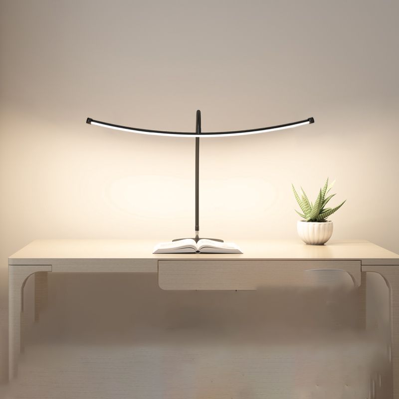 1 Light Linear Table Lighting Modern Style Metal Table Lighting for Bedroom
