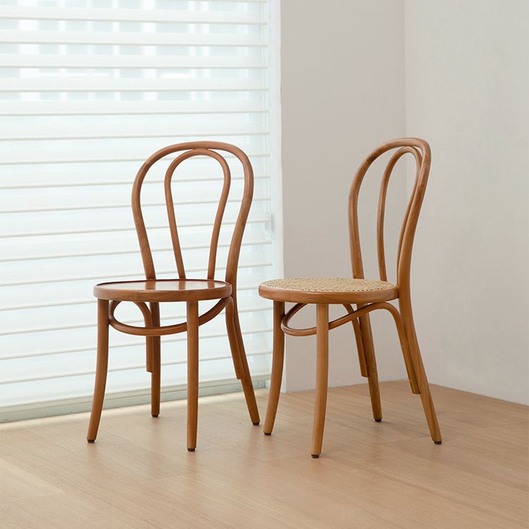 Country Style Solid Wood Chair Windsor Back Side Kitchen Dining Room Chairs