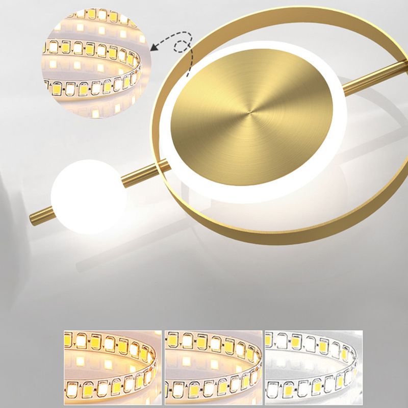 Fun a parete a parete da letto circolare ACONCE ACRILICO POSTMODERN APPRIMETTIVO