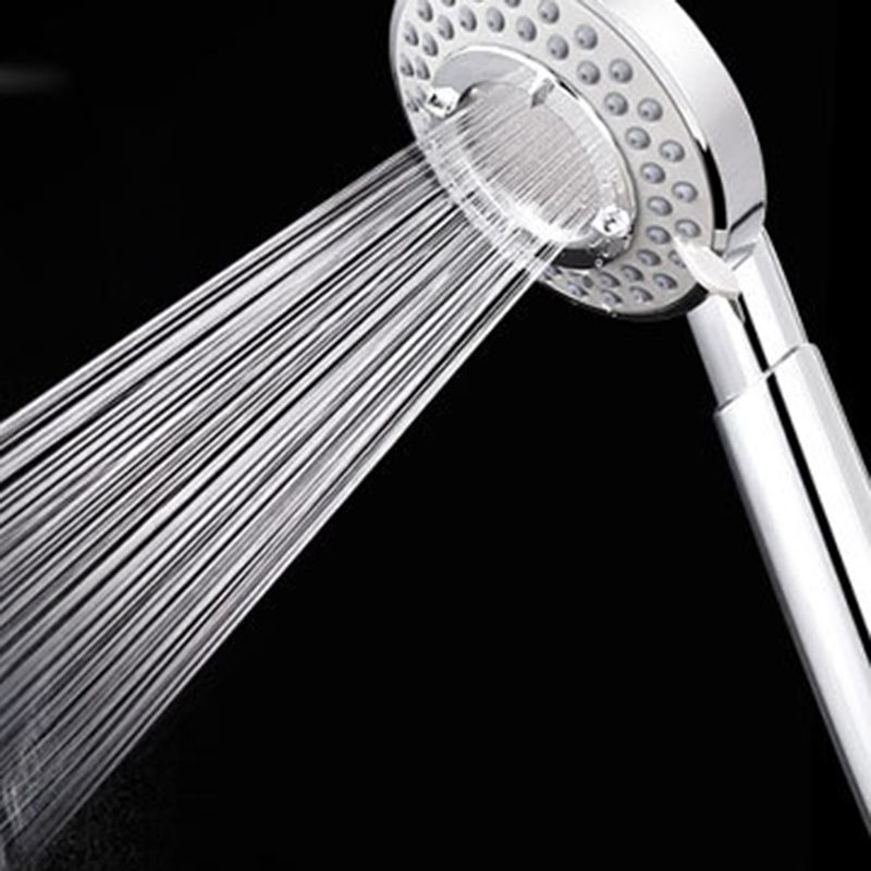 Silver Handheld Shower Head 3 Sprays Stainless Steel Wall-Mount Showerhead