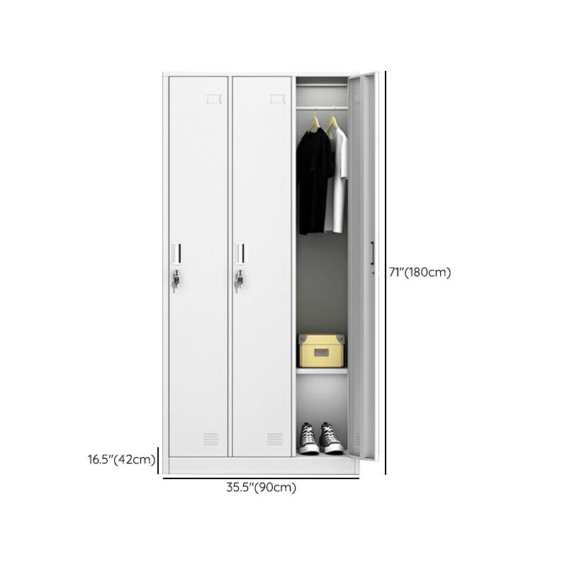 Hinged Door Storage Cabinet for Home Contemporary Metal Cabinet