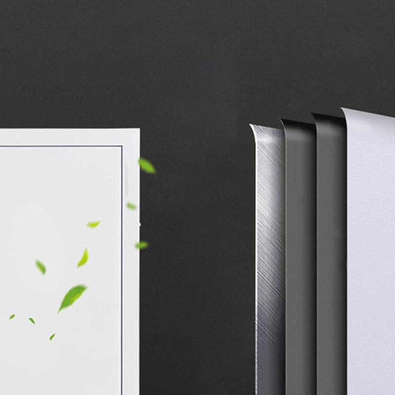 Contemporary Interior Storage Cabinet Gray Cabinet with Metal Door