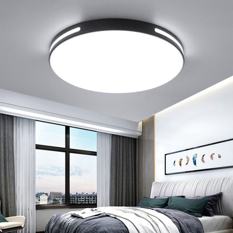 1-Light Geometric Shade Flush Mount Modern Simple Style Flush Mount Ceiling Light Fixture