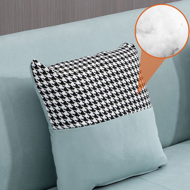 25.59" Wide Faux Leather Loveseat Square Arm Sofa for Living Room