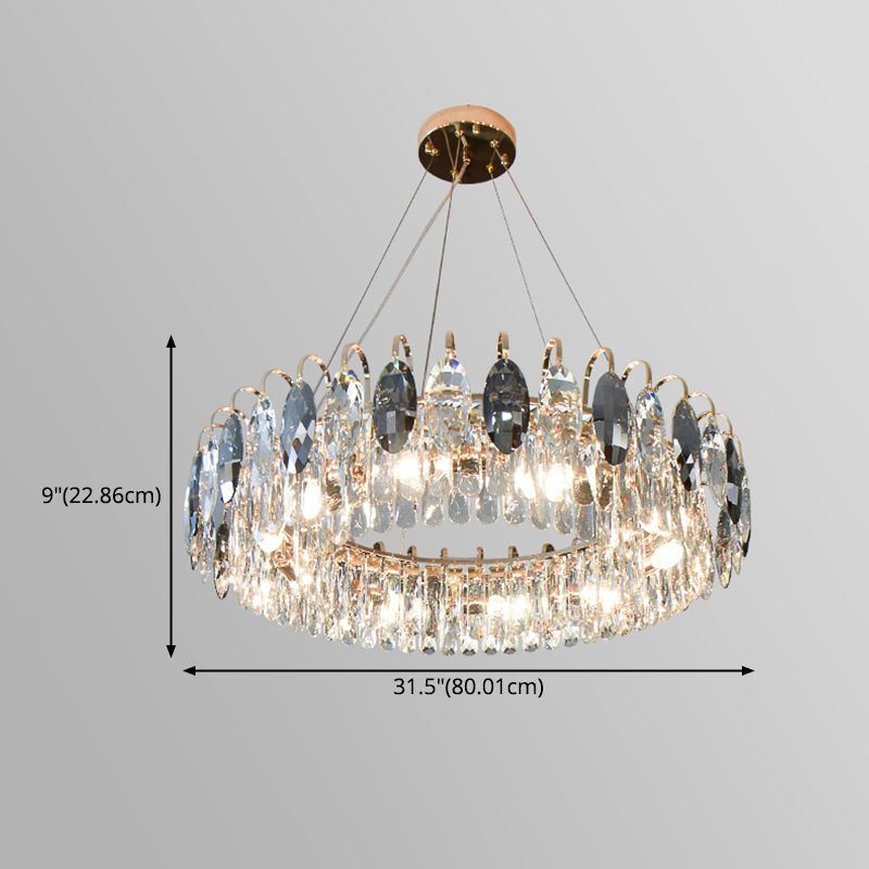 Sphere de salle à manger moderne Sphere Chandelier Prendant Lighting Fixtures Crystal