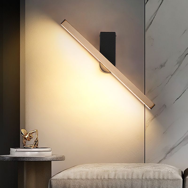 Modern Simple Wall Light Rotatable Rectangle Shape Wall Lamp for Living Room