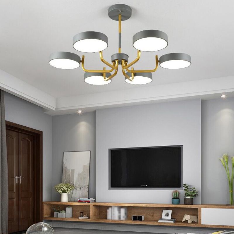 Geometry Shape Pendant Chandeliers Contemporary Metal Chandelier Lighting Fixtures