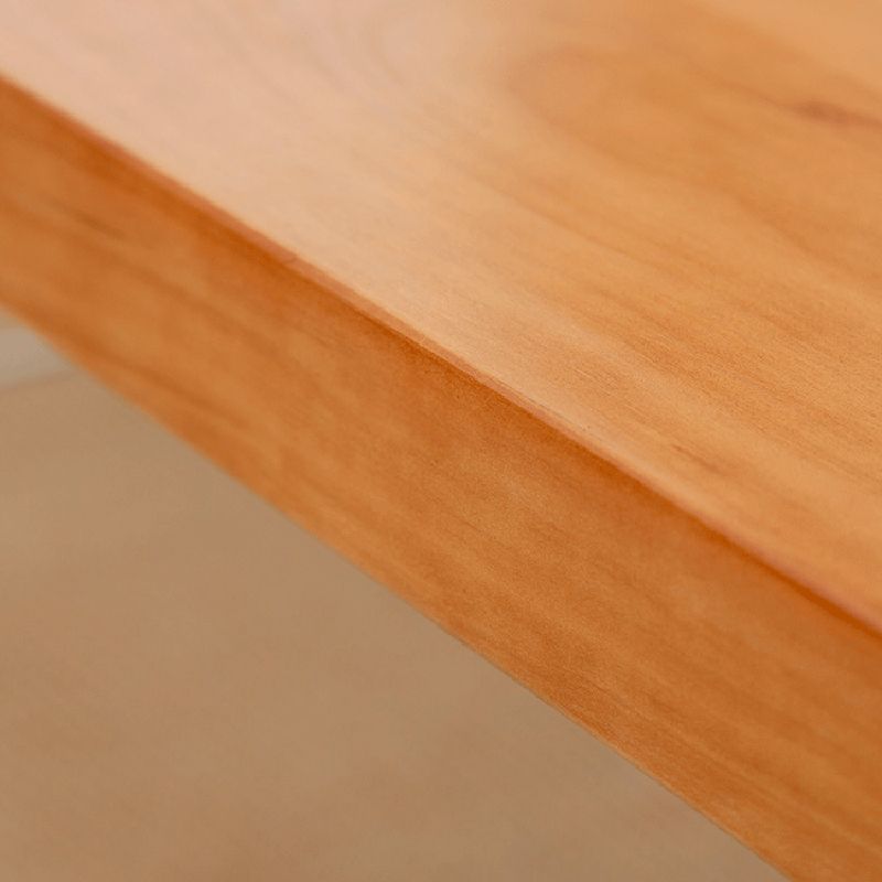 Scandinavian Sled Coffee Table Rectangular Wood Cocktail Table