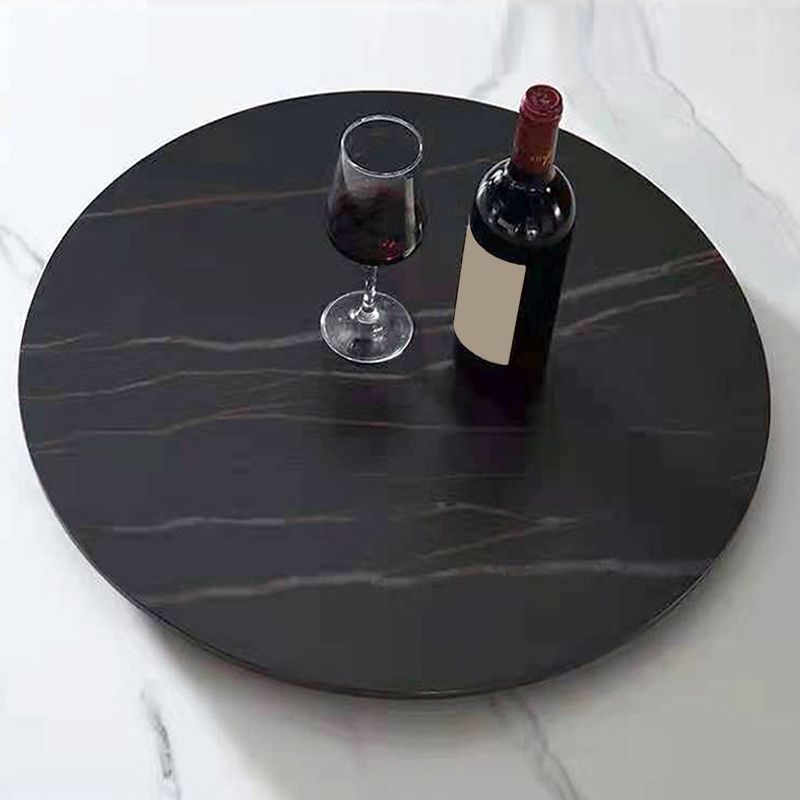 Modern style Round Dinner Table Steel Pedestal Base Table for Room