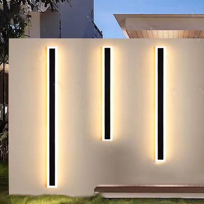 Luci da parete in metallo in metallo Moderno 1 Fun a monte della testa a parete con finitura nera