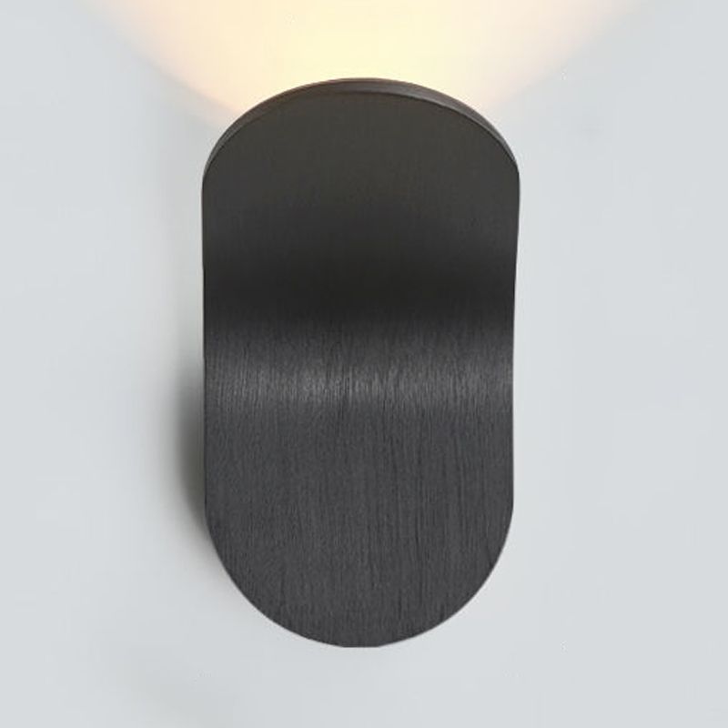 Modern Style Unique Shape Wall Sconce Metal 1 Light Sconce Light for Living Room