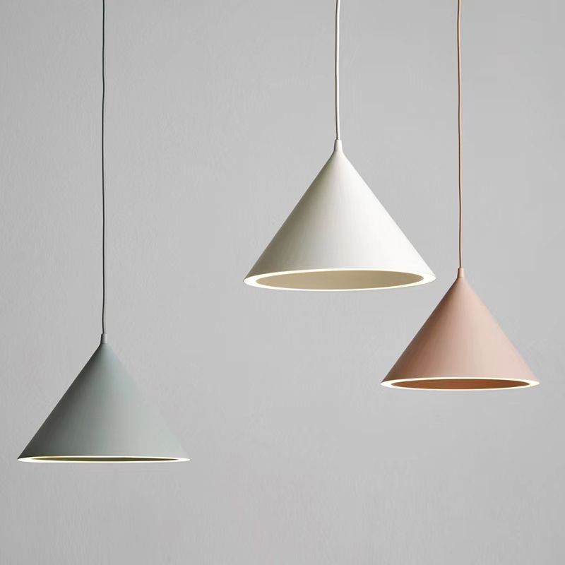 Contemporary Style Cone Pendant Lamp Metal 1 Light Hanging Pendant Light