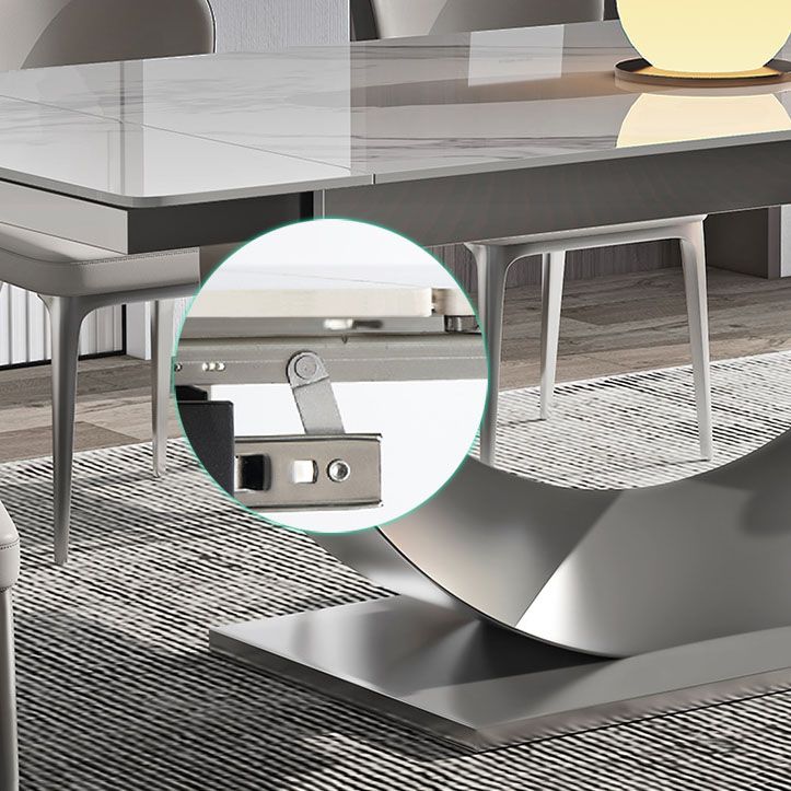 Modern Sintered Stone Dining Table Set 1/4/5/7 Pieces Dining Set for Home Use