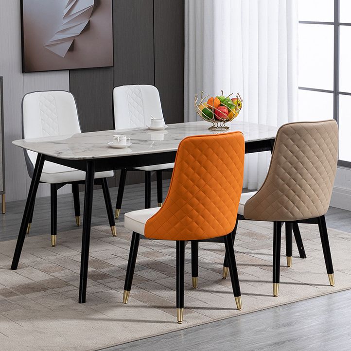 Juego de sillas de comedor de cocina escandinavas Silla Parsons de madera (juego de 2)