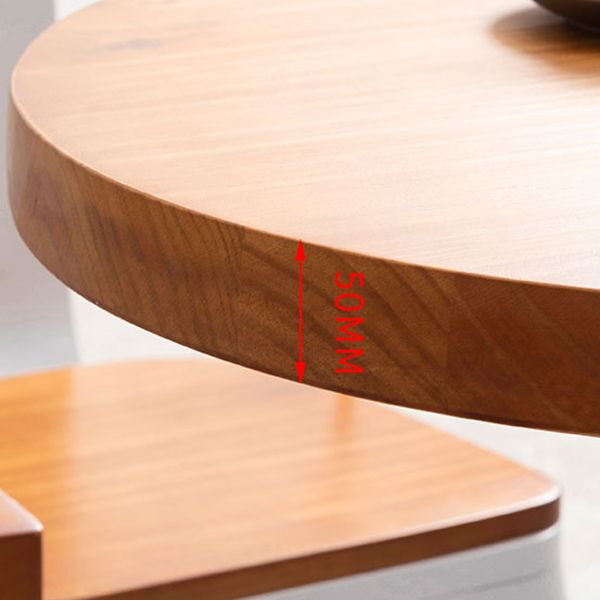 Metal Industrial Indoor Table Pine Solid Wood Top Table for Dining Room