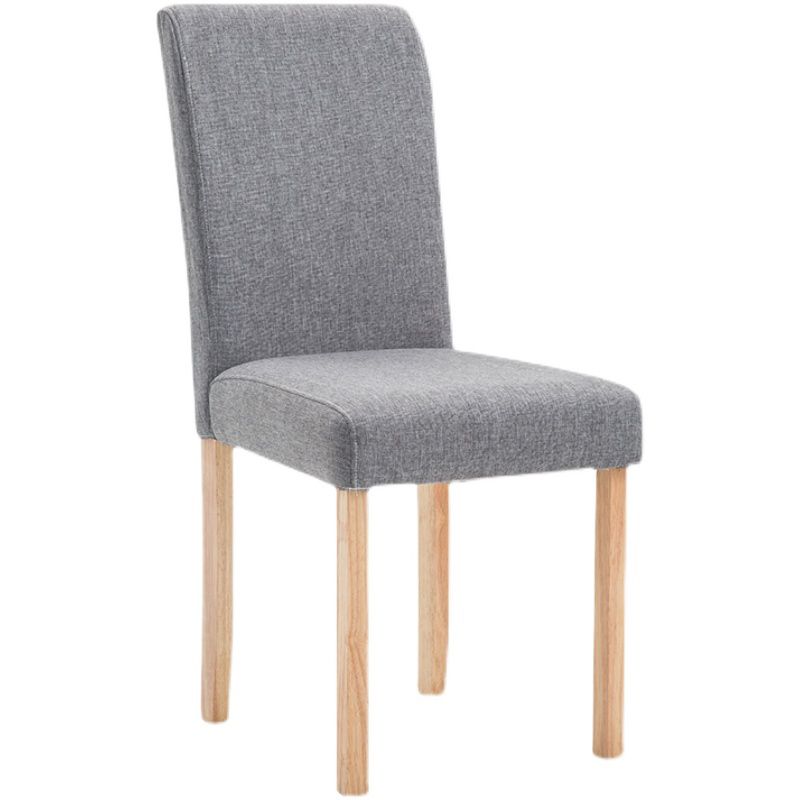 Contemporary Home Side Chair Parsons Back Upholstered Wood Dining Room Chair