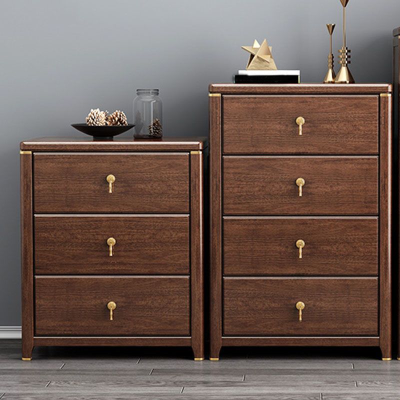 15.6-inch American Traditional Dresser Solid Wood Storage Chest Dresser