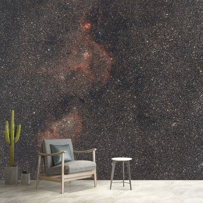 Cosmic Night View Mural Water Resistant Decorative Wall Decor for Bedroom