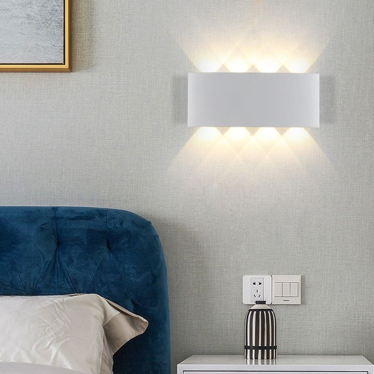 Nordic Style Iron Wall Light Modern Waterproof LED Wall Lamp for Corridor