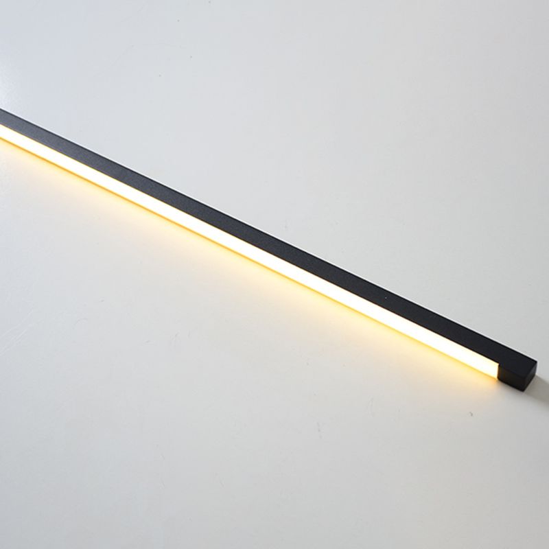 Nordic Style LED Vanity Light Iron Strip Shape Vanity Lamp for Shower Room