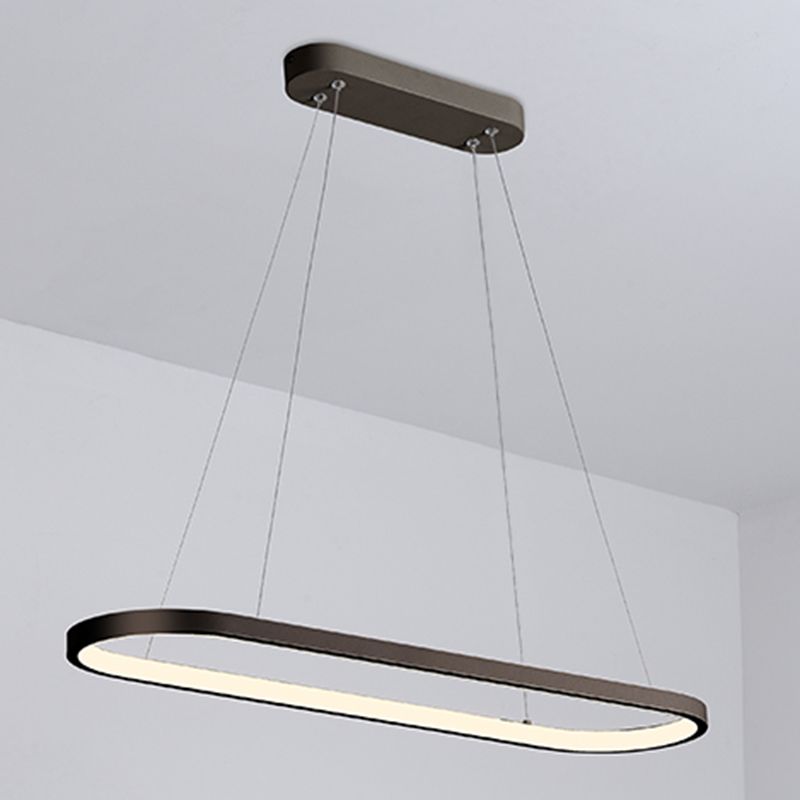 Araña de araña geométrica moderna lámpara de araña de metal de araña de metal