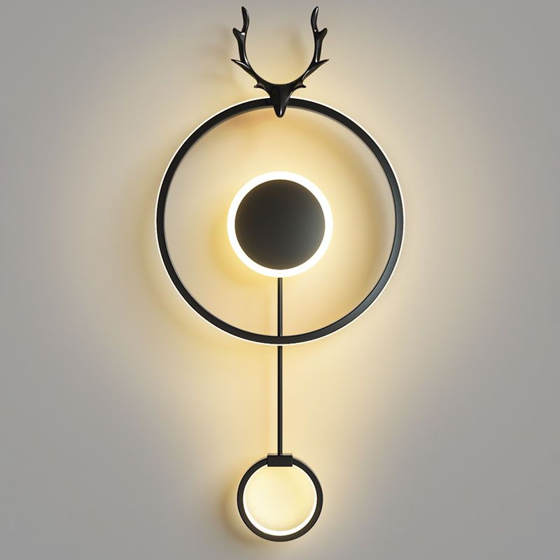 Modern Style Wall Mount Light LED Wall Sconce Light with Silica Gel Shade for Bedroom