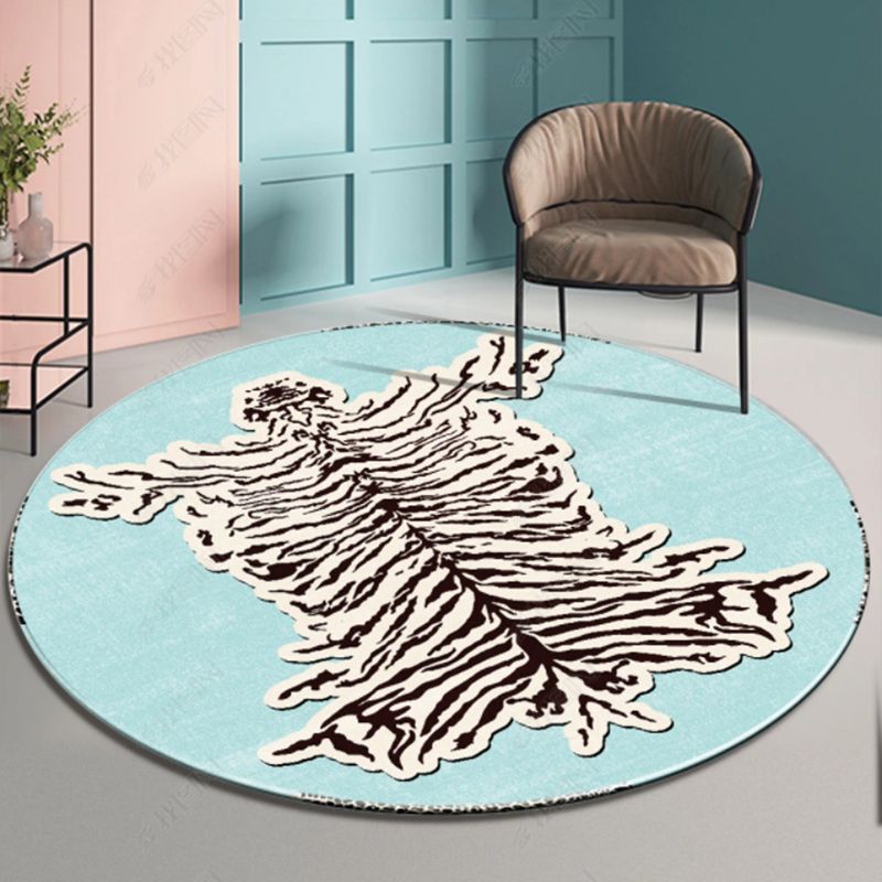 Fancy Modern Carpet Animal Pattern Polyester Area Tapijt Non-slip achterste tapijt voor thuisdecoratie