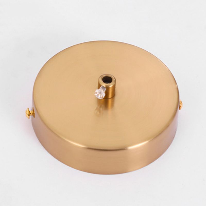 Golden Post Modern Style 1-Light Hanging Lamp 
Geometric Simplicity Lighting Fixture for Bedroom