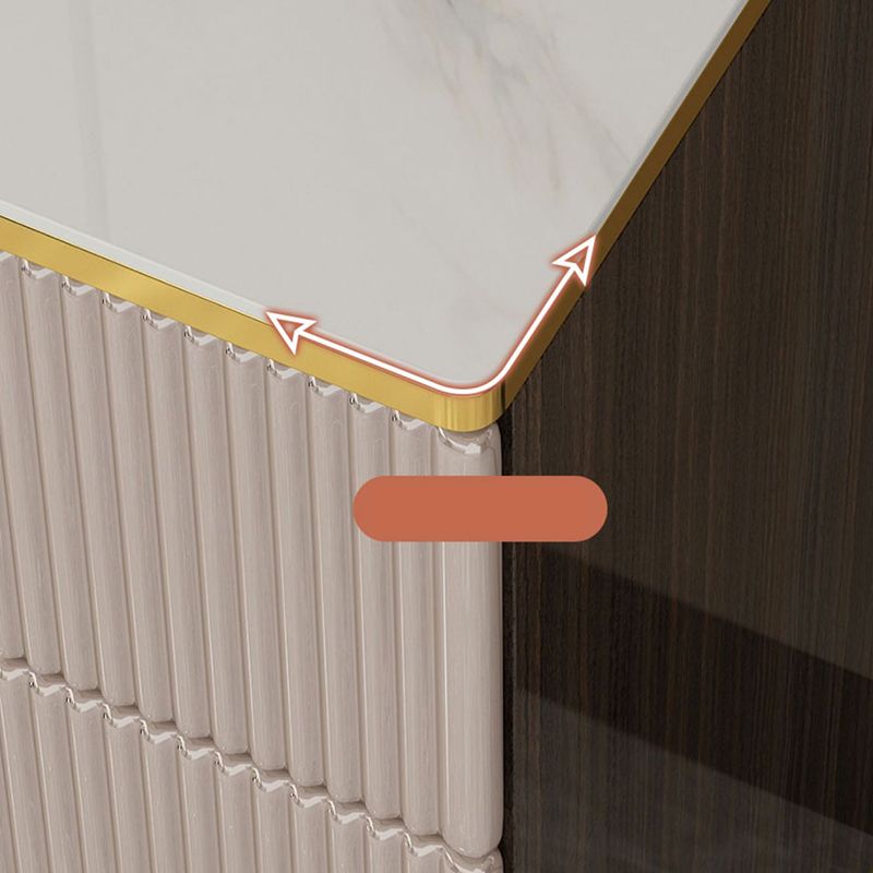 Classic Glam Dresser Wooden Storage Chest Dresser with 6 Drawers