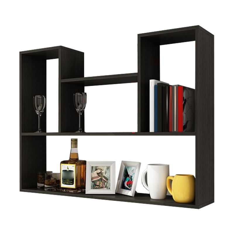 Wall Mounted Bookshelf Scandinavian Style Bookcase for Home and Study Room