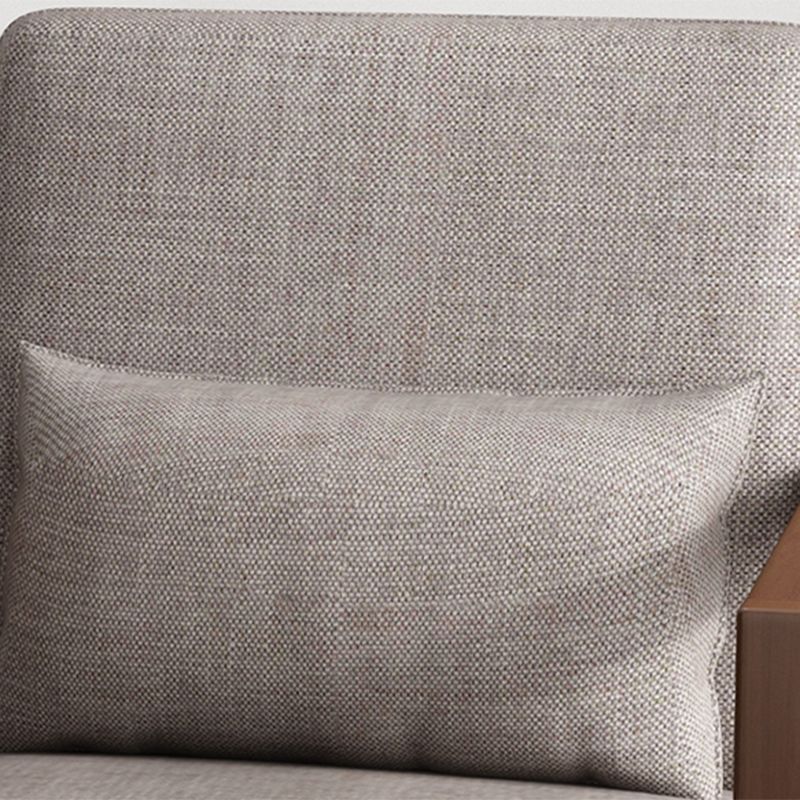 Nordic Style Wood Arms Included with Cushion Lounge Accent Chair