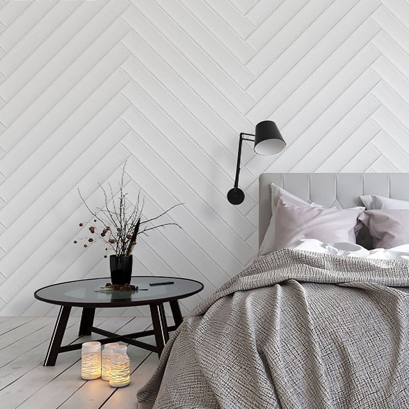 Simple Herringbone Wall Mural Decal for Home Decoration Geometries Wall Art, Custom-Made
