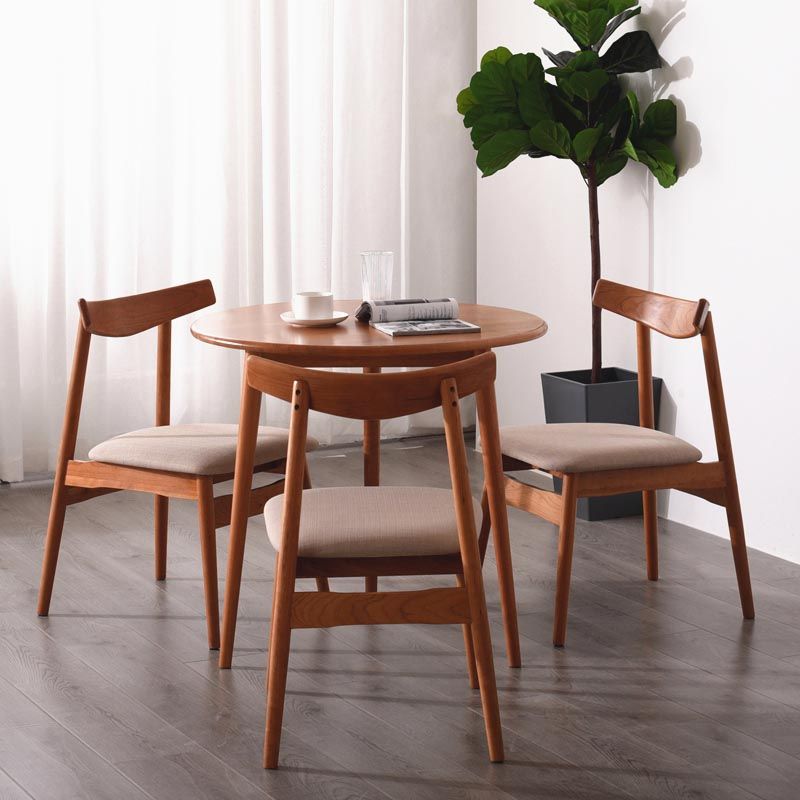 Restaurant Dining Room Simple Style Dinette Table Wood Top Dining Table