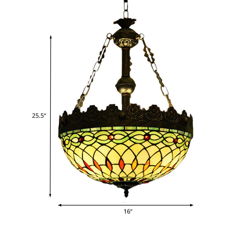 3 lumières suspendues du lustre suspendu de la libellule méditerranéenne / coeur / géométrique Pendante en laiton antique en laiton