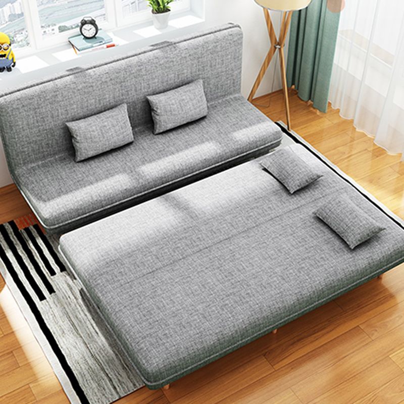 Contemporary Tight Back Convertible Sleeper Sofa for Bonus Room