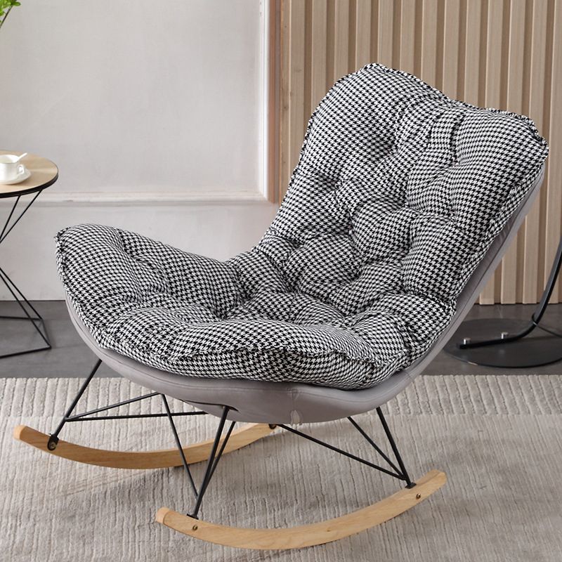 Leisure Light Luxury Rocking Chair Lounge Small Family Lazy Sofa Chair for Apartment