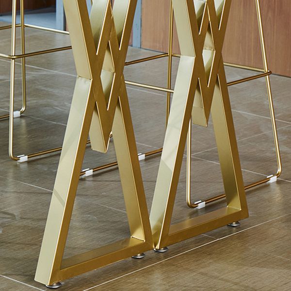 Modern Style Solid Wood Bar Table Set 1/2/5 Pcs Rectangular Pub Set for Indoor