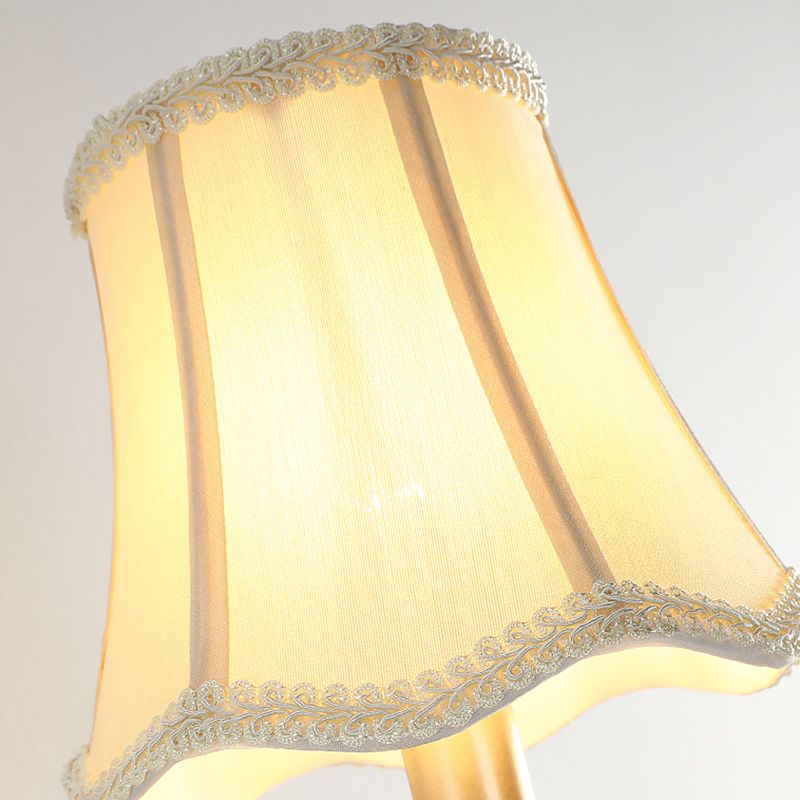 Nordic Style Crystal Vanity Light Fabric Shade Vanity Lamp for Shower Room