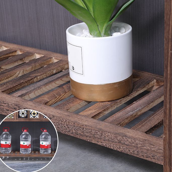 Mid-Century Modern Accent Table with Drawers for Hall Console