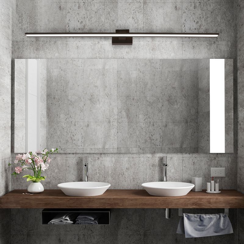 Simplicidad moderna Dicha de iluminación de tocador de tocador LED de baño.