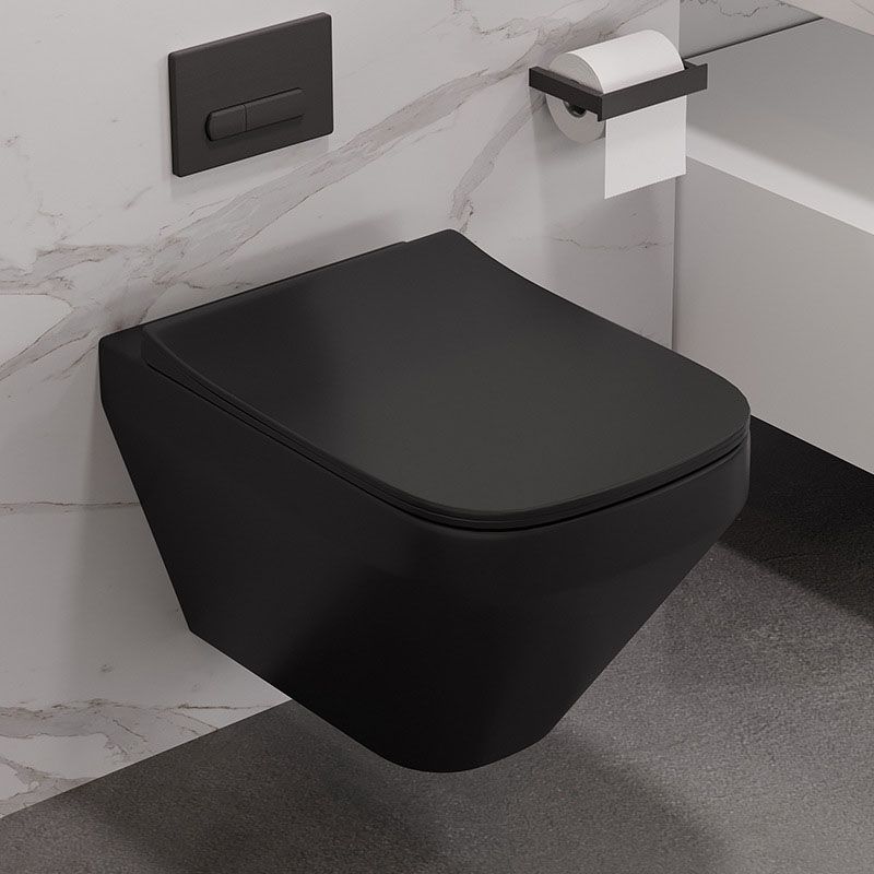 Wall-mounted Toilet Household Concealed Tank In-Wall Small Apartment with Toilet Seat