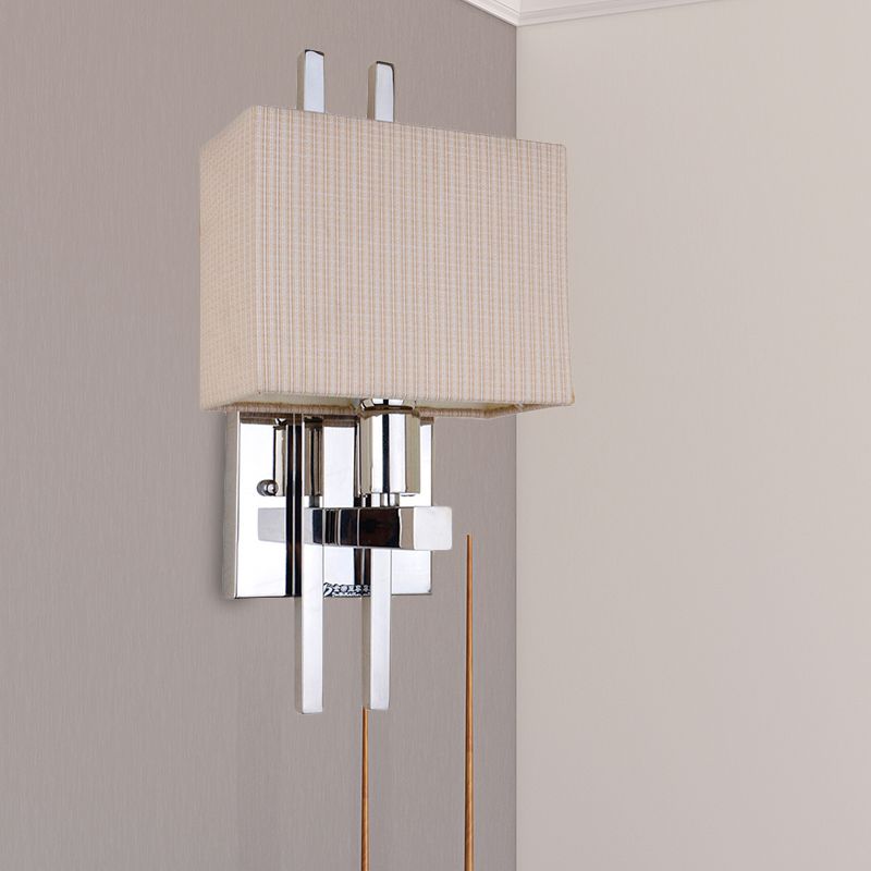 Illuminazione a parete rettangolare a led Modernismo MODERISTRO LUCE DI SCONCE IN BEIGE per camera da letto