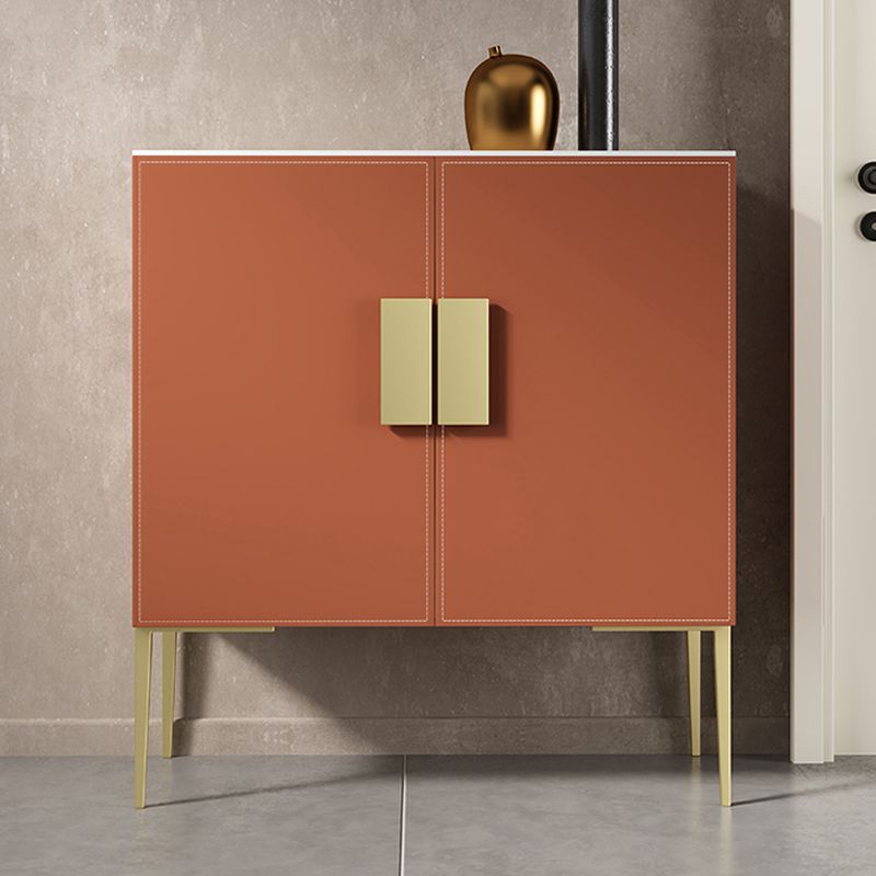 Orange Cabinet Standard 33.46" Tall Accent Cabinet with Doors
