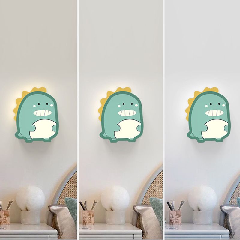 Lampada da parete per bambini con funce a led animalette di cartoni animati