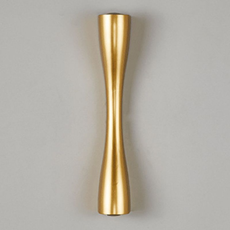 Geometrischer Schatten 2-Lights Wandleuchten moderner Metallmontageleuchte in Gold