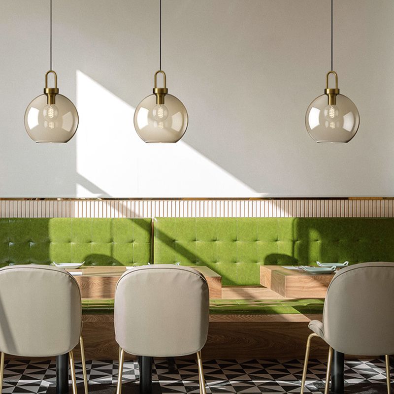 Simplicity Pendant Lighting Fixture Clear Glass Ceiling Pendant Light