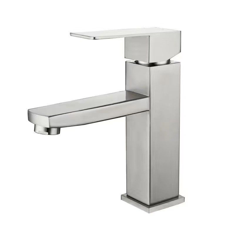 Industrial Vessel Sink Faucet Stainless Steel Lever Handles Vessel Sink Bathroom Faucet